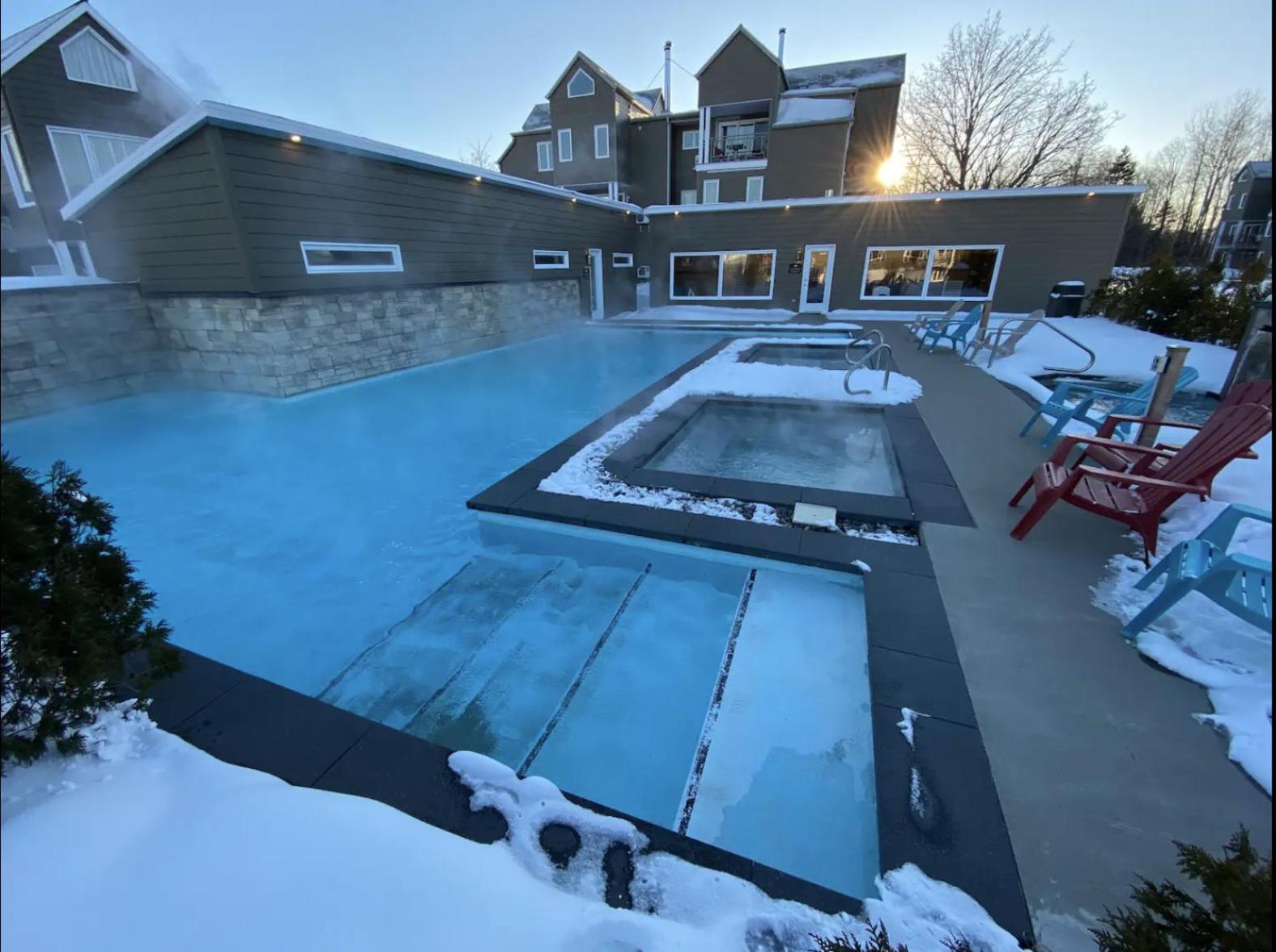 Condos Vacances Msa 2Ch Avec Piscine Et Spas Exterieurs Gratuits 4 Saisons!! 보프레 외부 사진